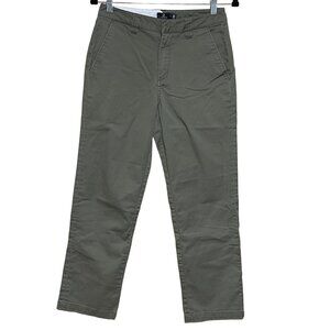 Volcom Mens Olive Green Chino Pants Size 25‎ Relaxed Fit Comfortable